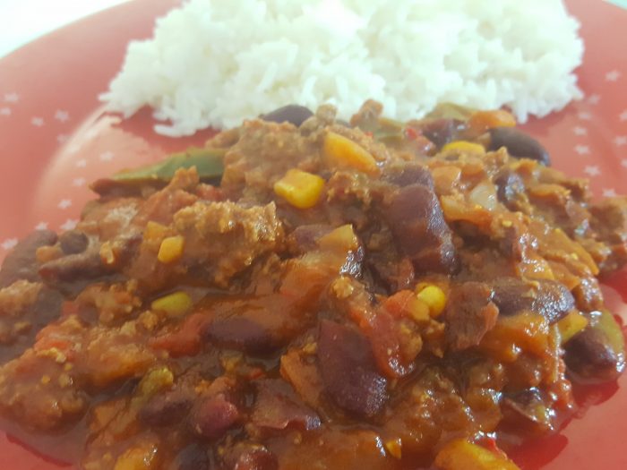 Quick chili con carne