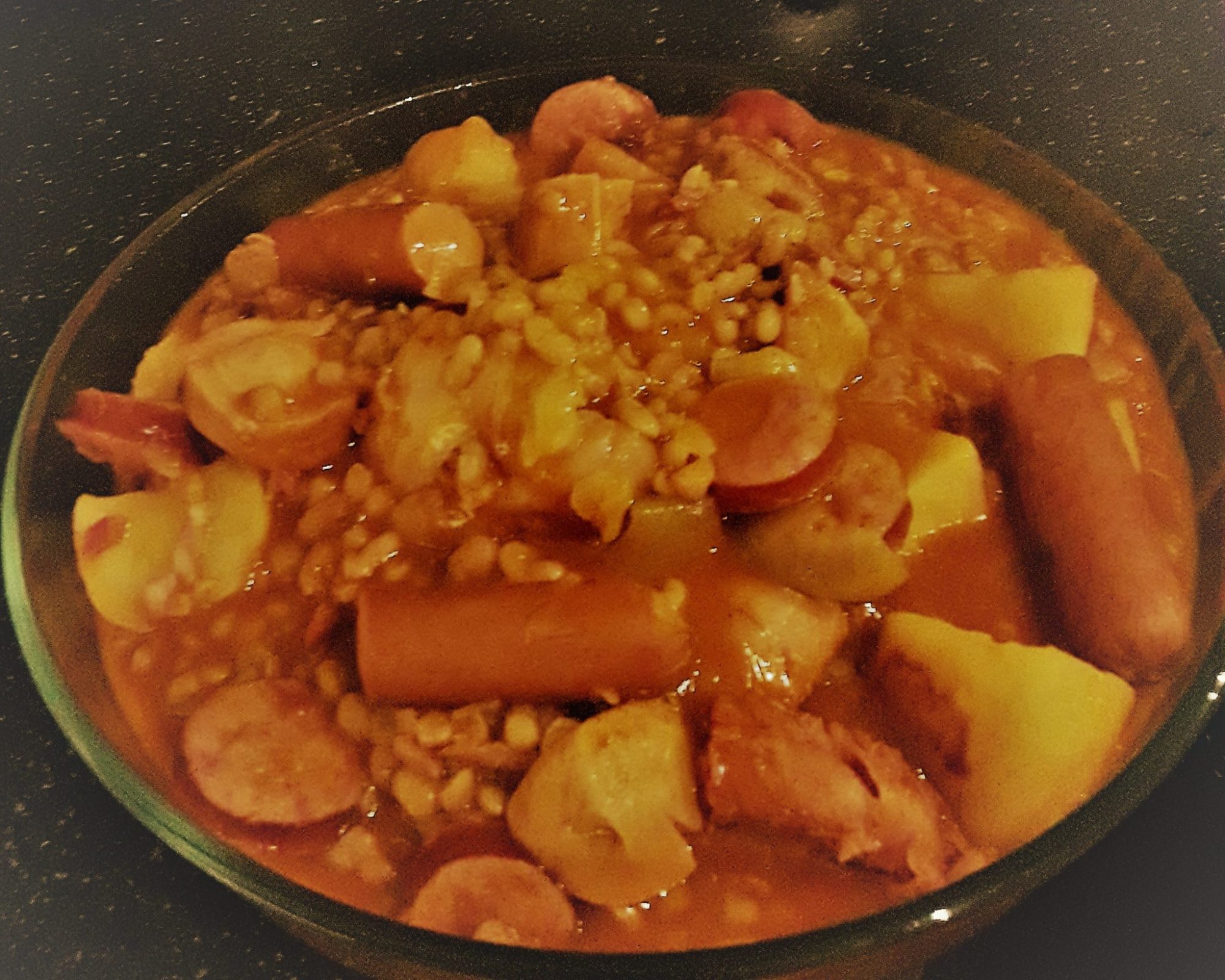 Stew bean and potatoes