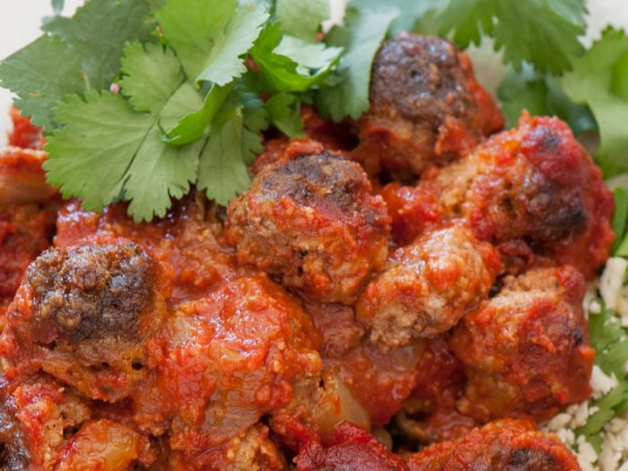 Moroccan beef meatball