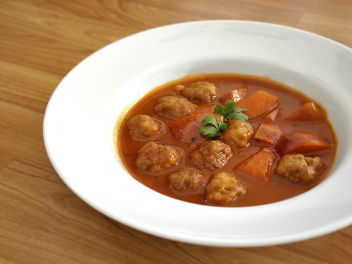 Meatball style stew