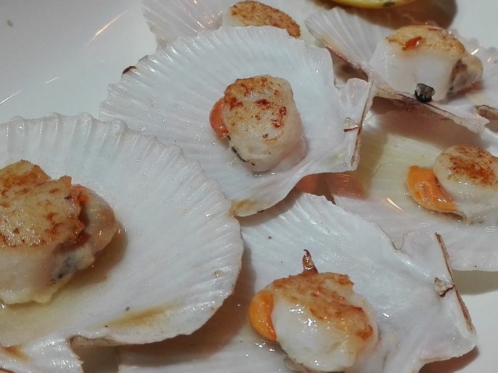 Scallops with Whisky