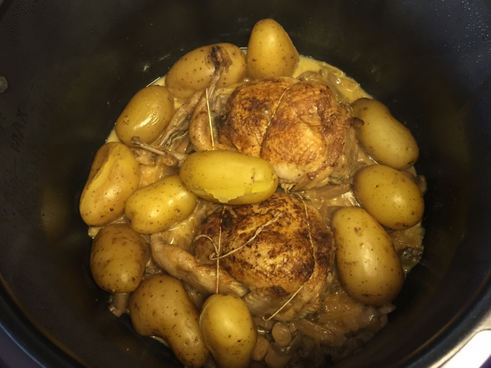 Quails and soft potatoes