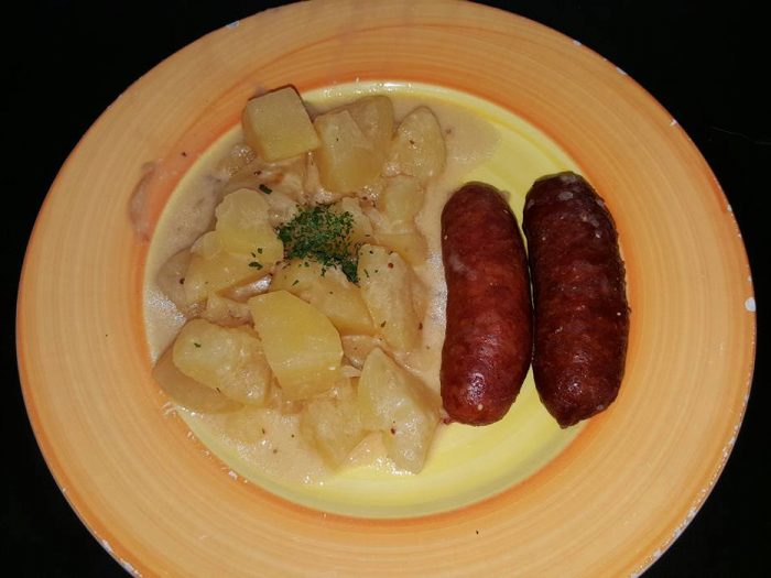 Savoyard sausage with potatoes