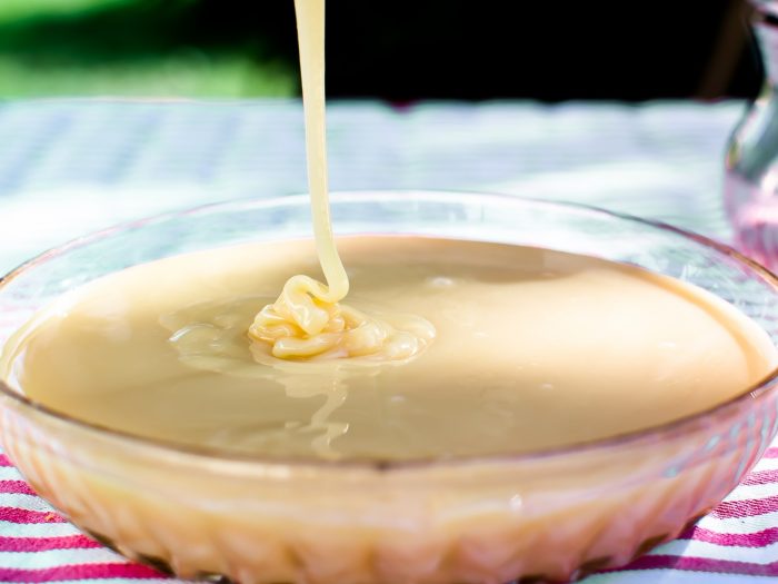 Lemon cream with pressure cooking mode