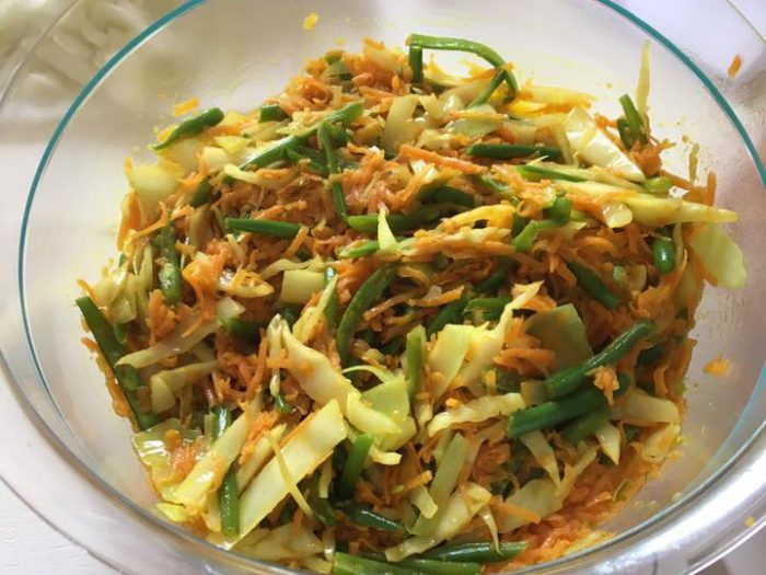 Vegetables Hachar (salty and spicy pickle vegetables)