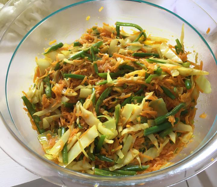 Vegetables Hachar (salty and spicy pickle vegetables)