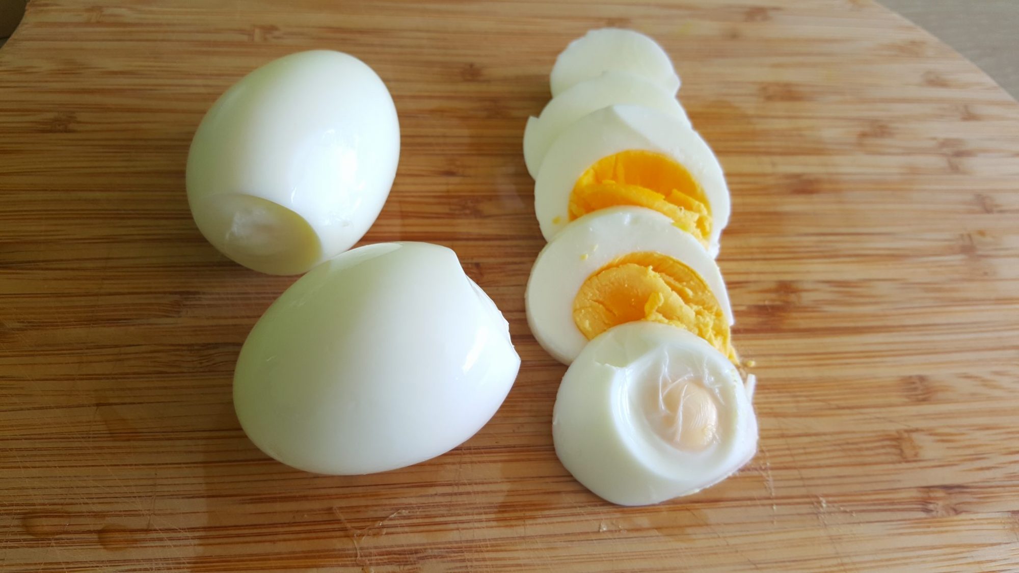 Hard boiled eggs