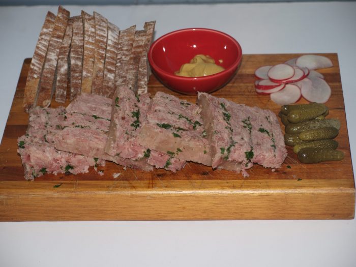 Ham and parsley terrine