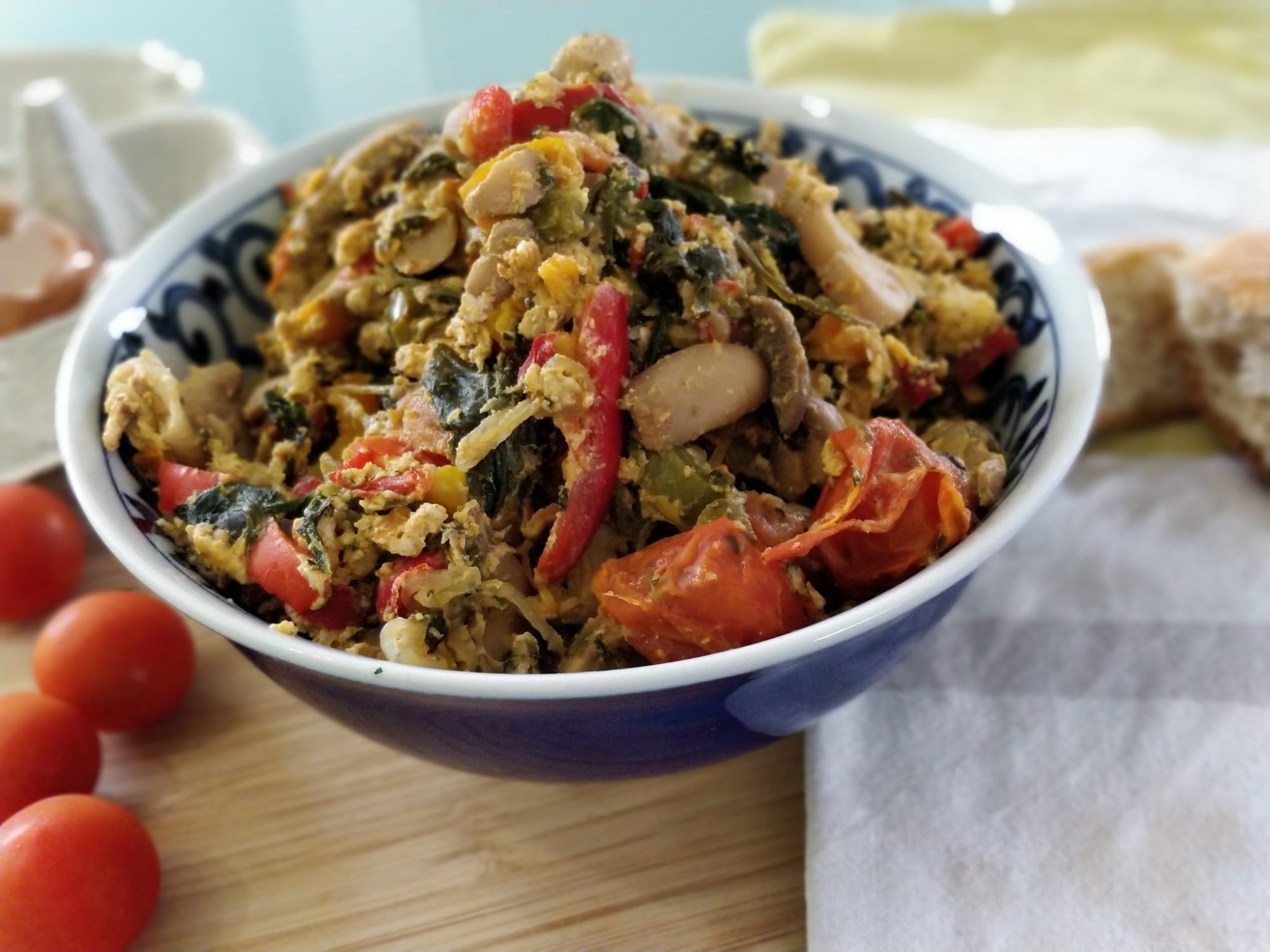 Vegetables in a Shakshouka style