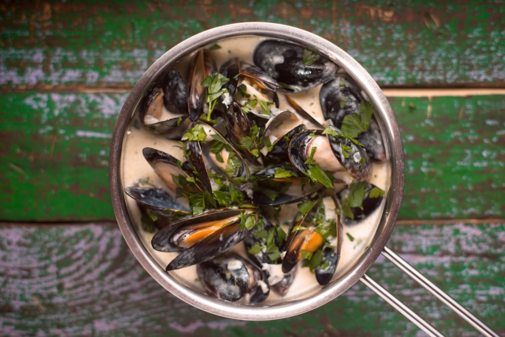 Recipe Mussels and Roquefort instant pot pressure cooker Pressure