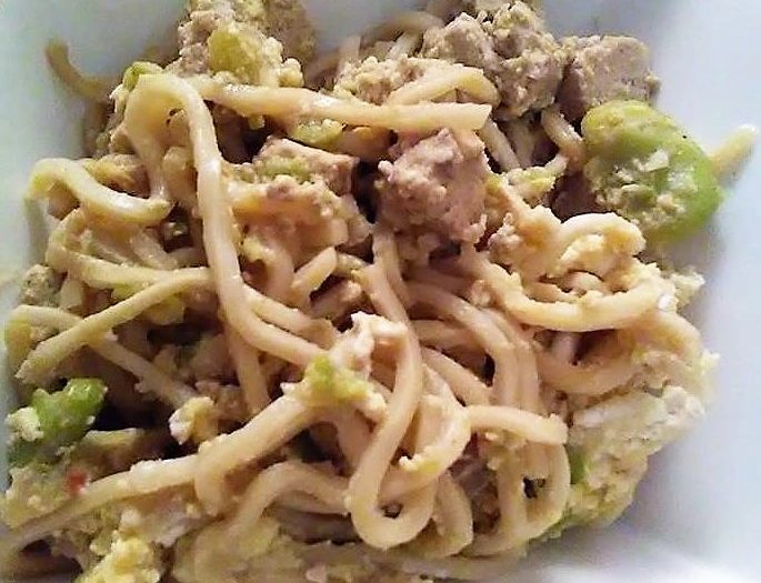 Mathilde's fried Asian noddles