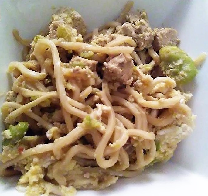 Mathilde's fried Asian noddles