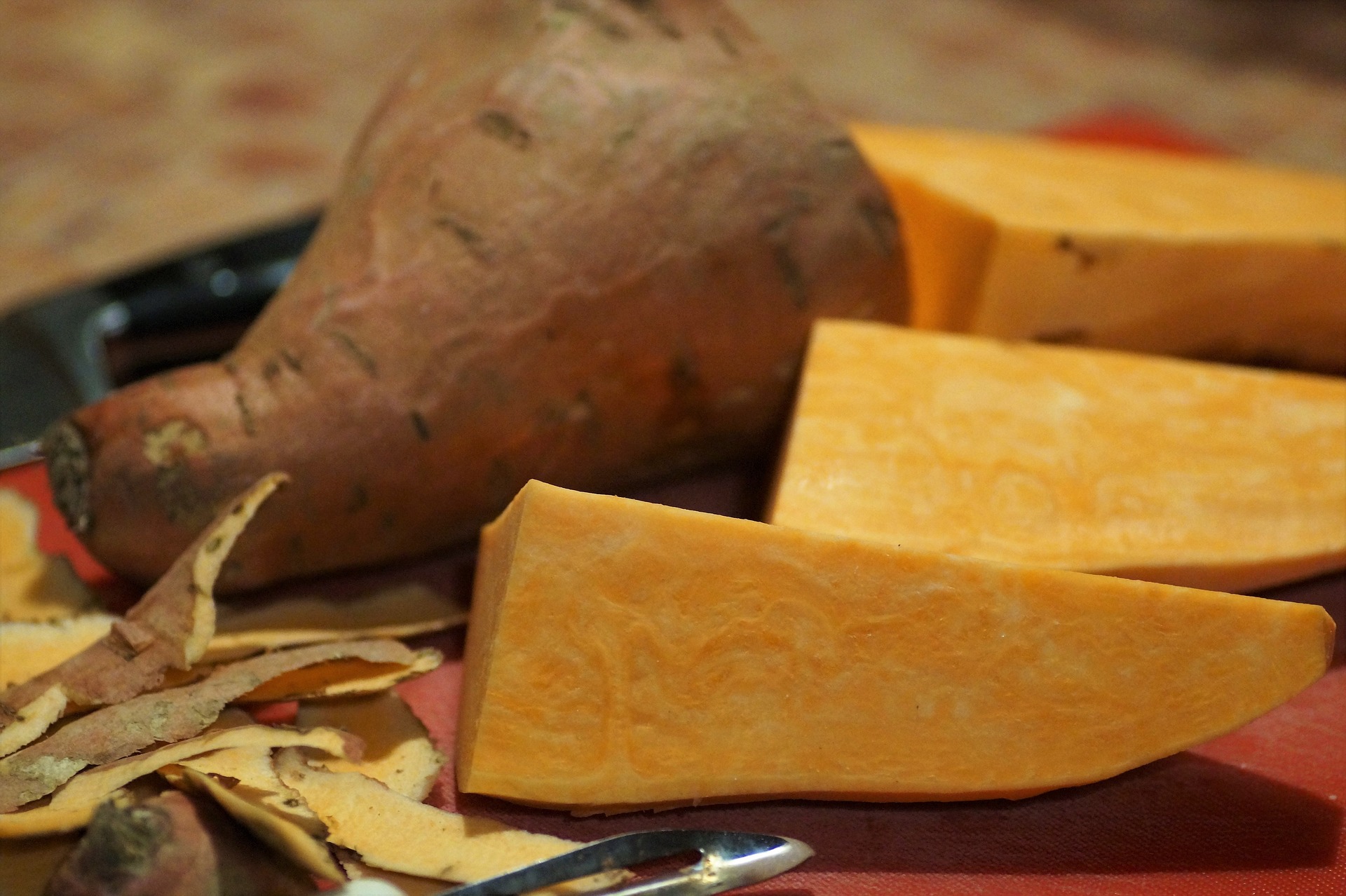 Sweet potatoes and ginger