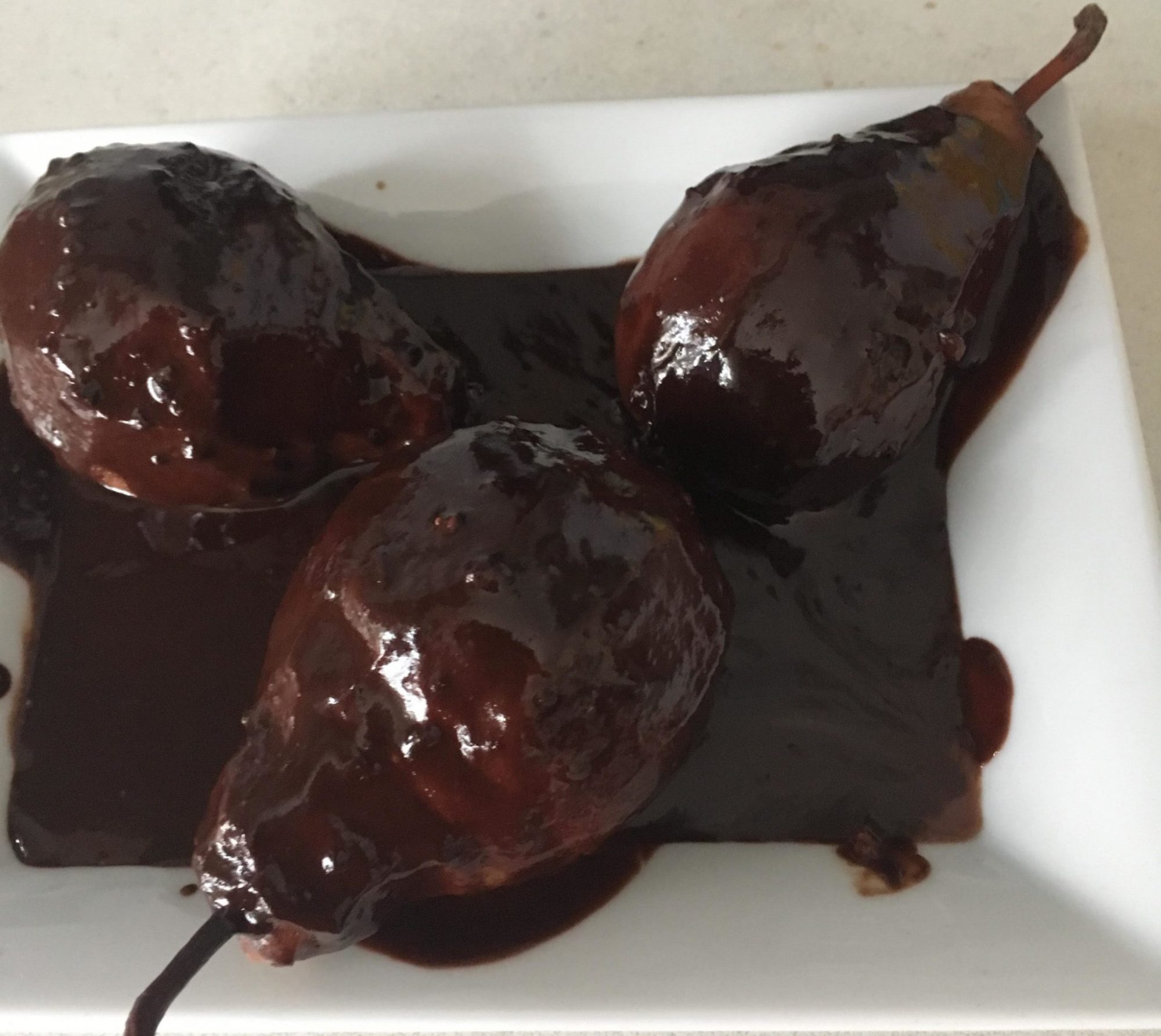 Chocolate pears