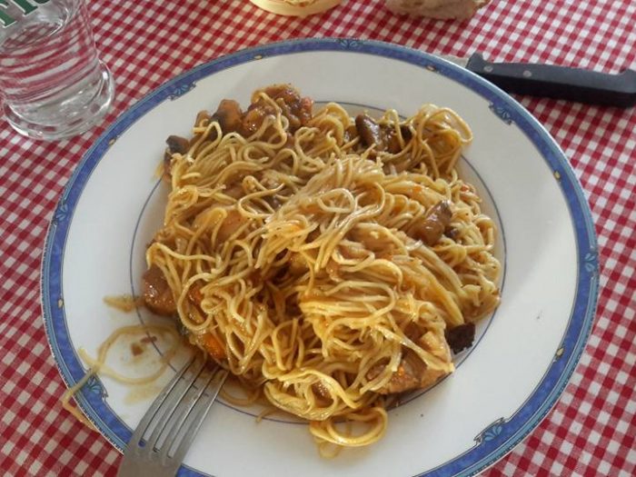 Caramel pork with Chinese noddle from Nath Van