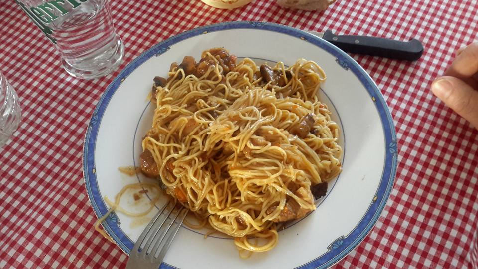 Caramel pork with Chinese noddle from Nath Van