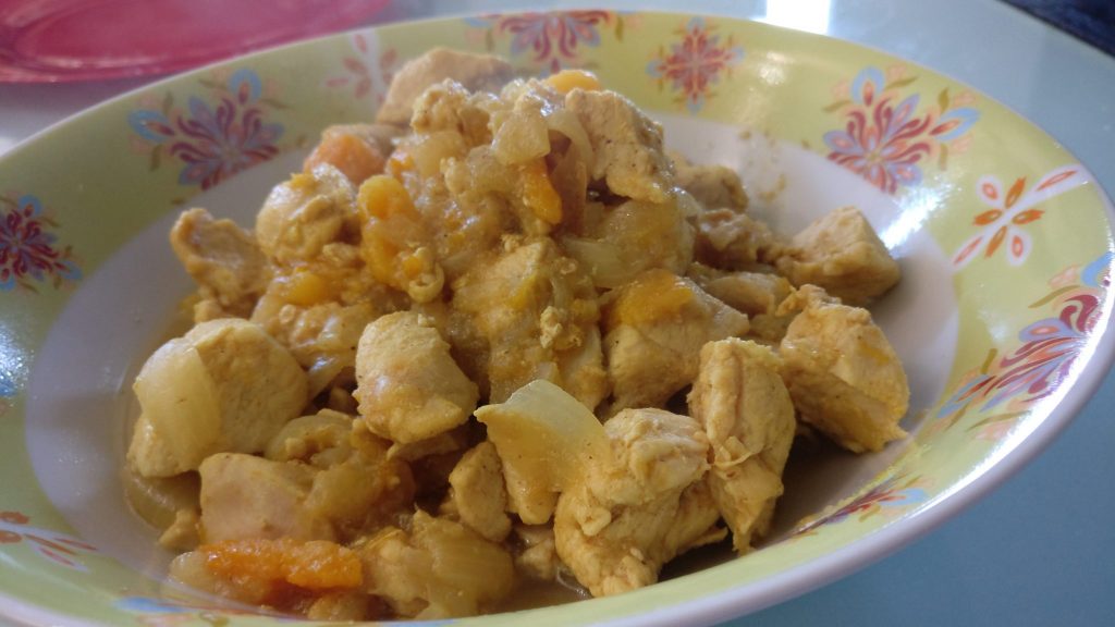 Recipe Chicken with dry apricot instant pot pressure cooker