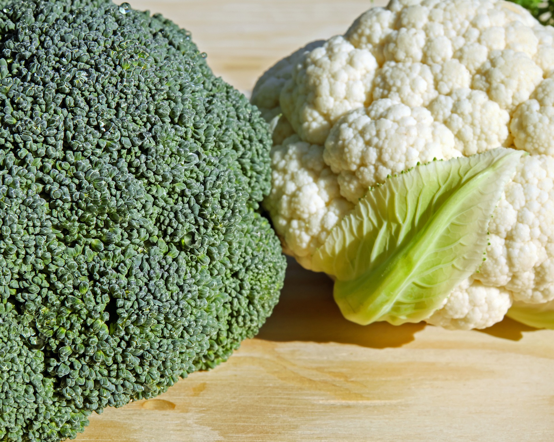 Cream of cauliflower and broccoli