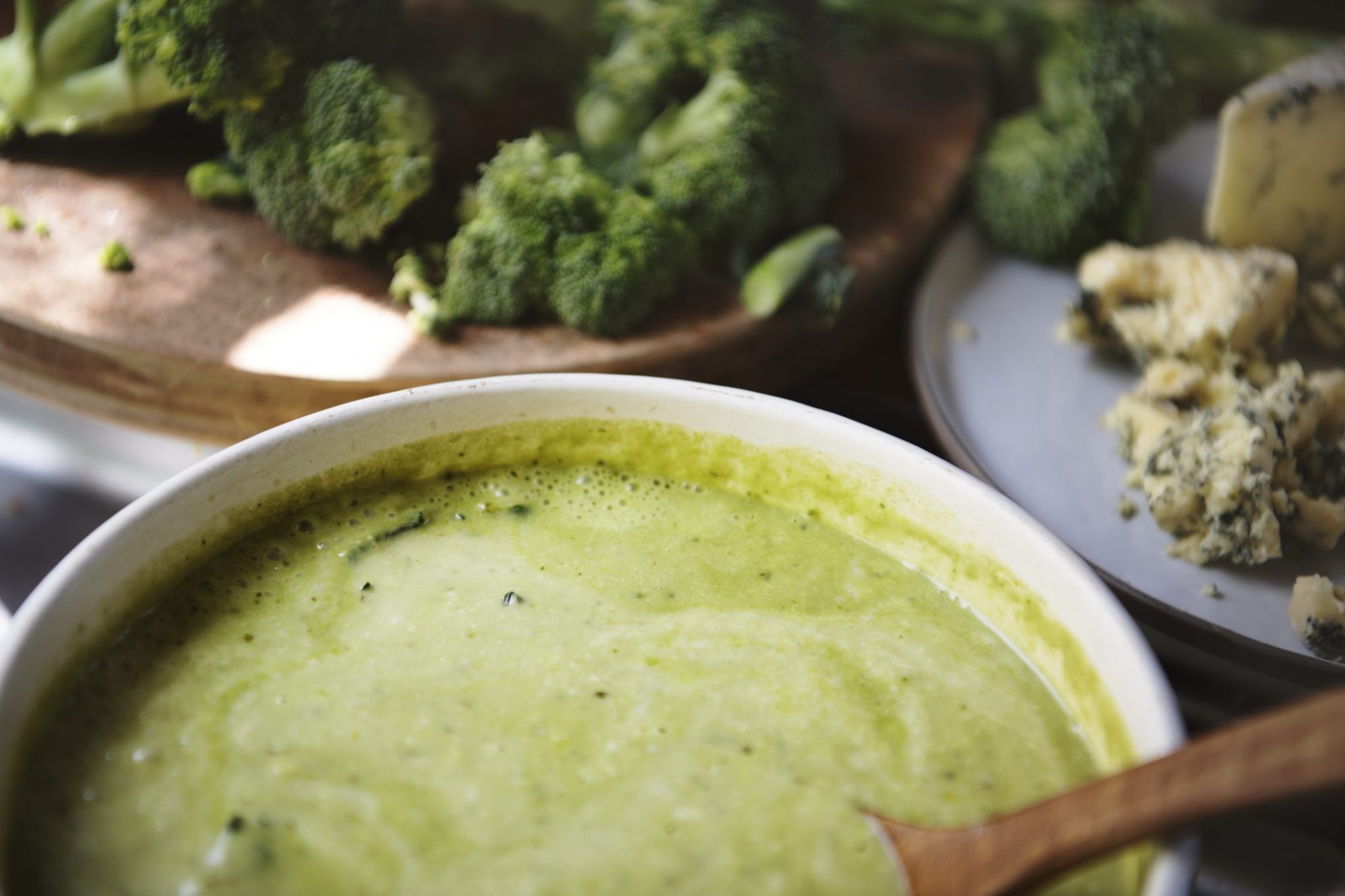 Cream of cauliflower and broccoli