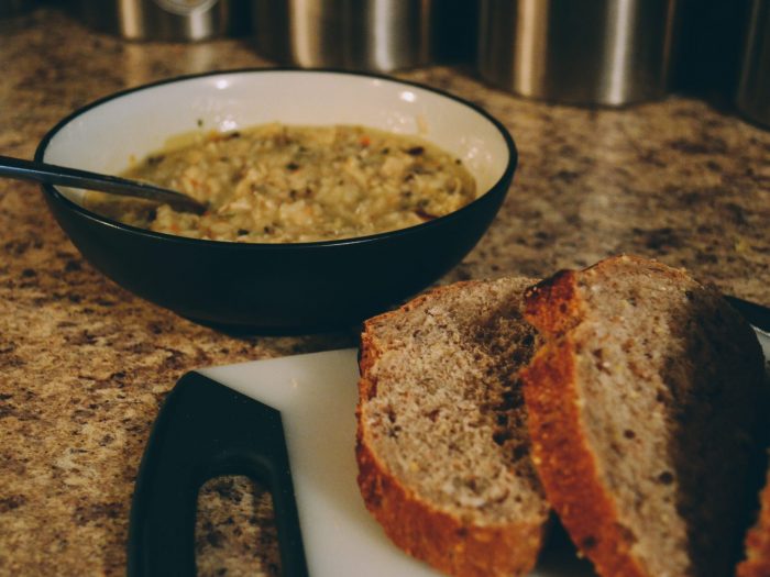 Salmon spread with wasabi