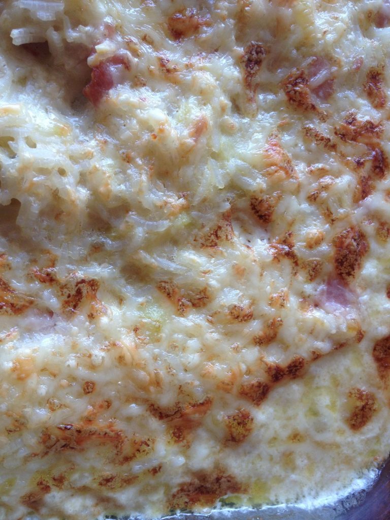 Recipe Rice with zucchinis, ham, and cream instant pot - pressure cooker - Pressure Cooker Recipes