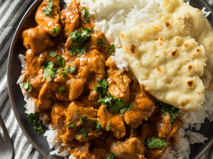 Chicken with Indian butter