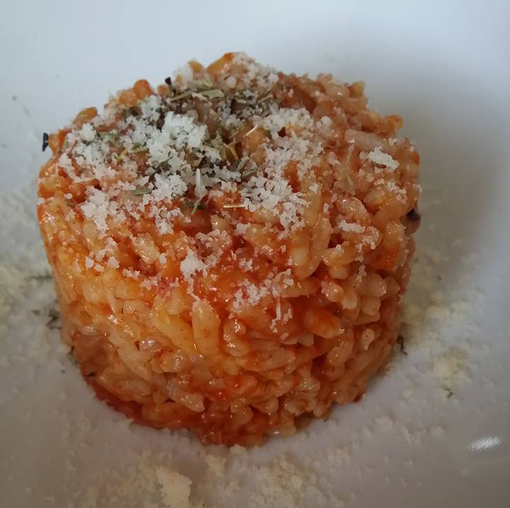 Risotto with tomatoes