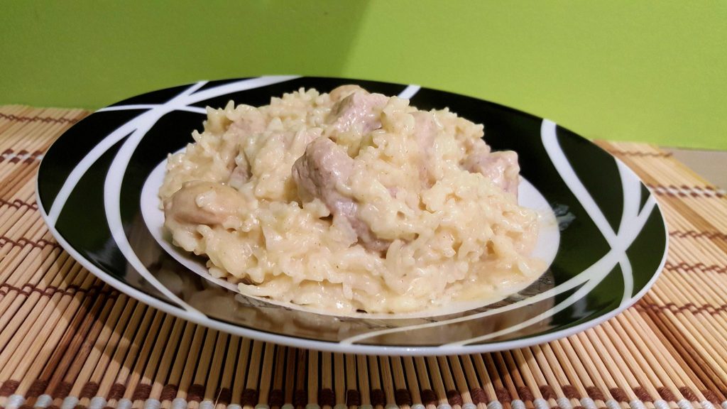 Recipe Risotto with pork and mustard instant pot - pressure cooker - Pressure Cooker Recipes