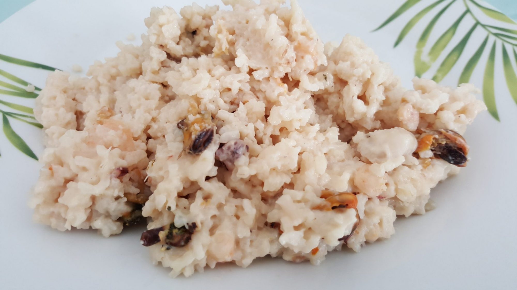 Risotto with seafood