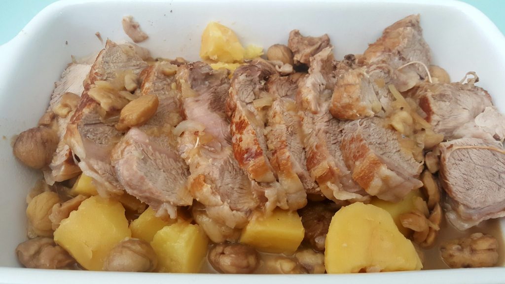Recipe Veal roast with chestnut and shallots instant pot - pressure cooker - Pressure Cooker Recipes