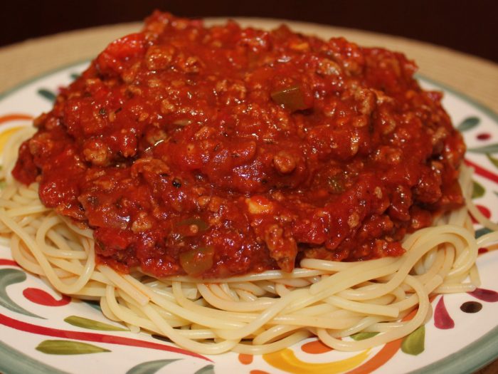 Vegetarian Bolognese sauce