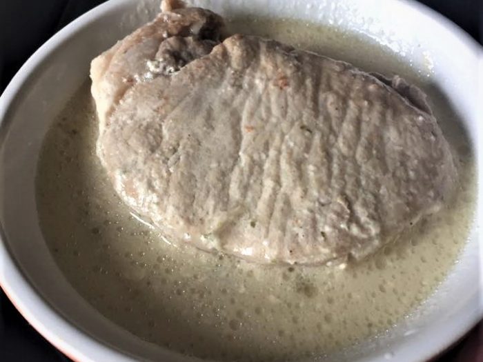 Pork roast with soft cream cheese from Elodie