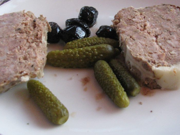 Terrine of rabbit