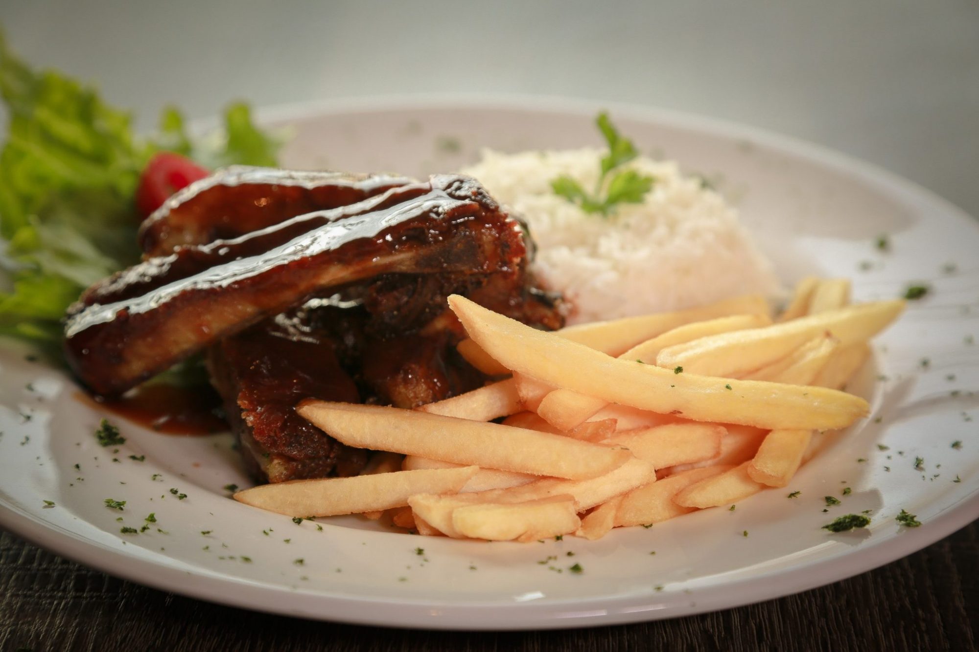 Caramel pork ribs