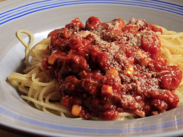 Savory Bolognese sauce